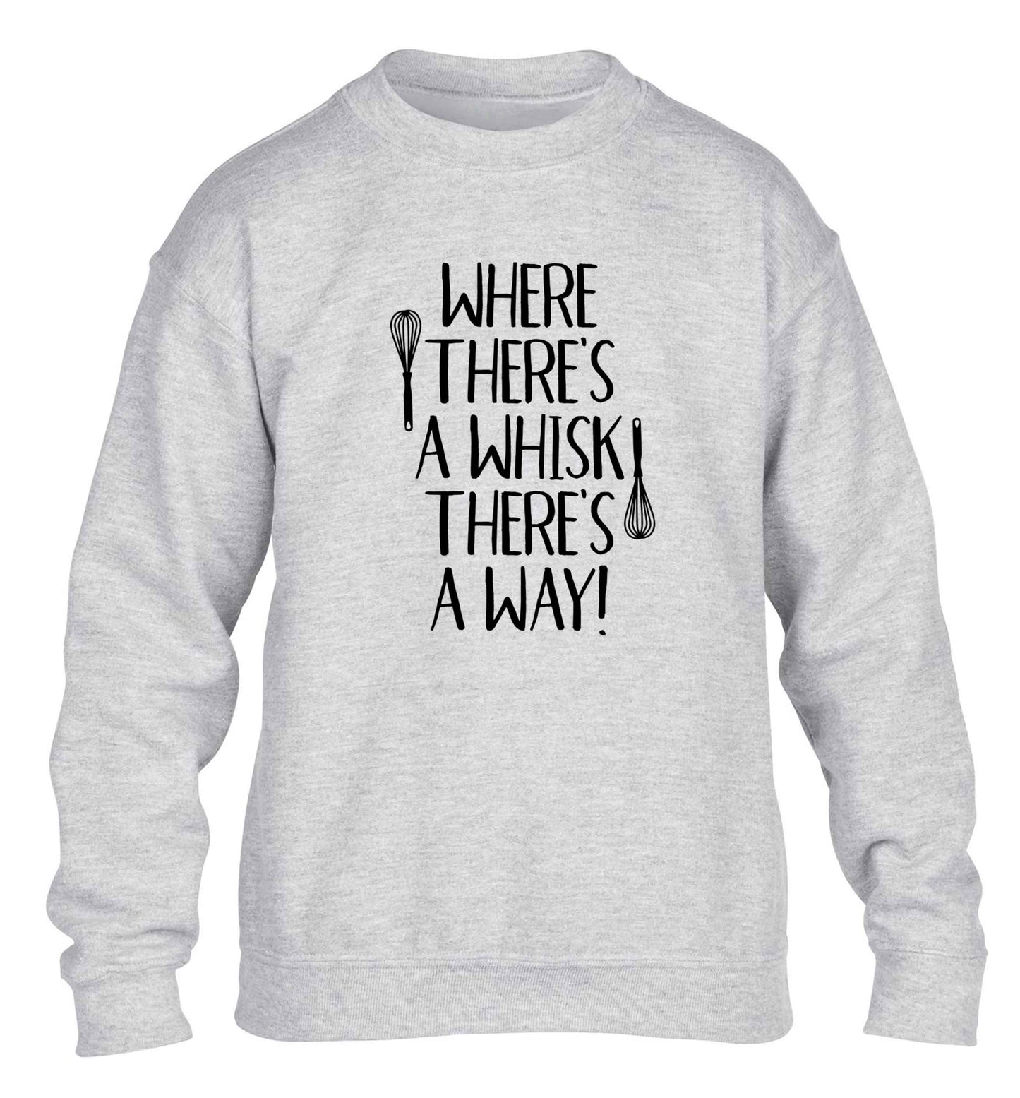 Good things come to those that bake children's grey sweater 12-13 Years