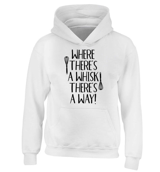 Good things come to those that bake children's white hoodie 12-13 Years
