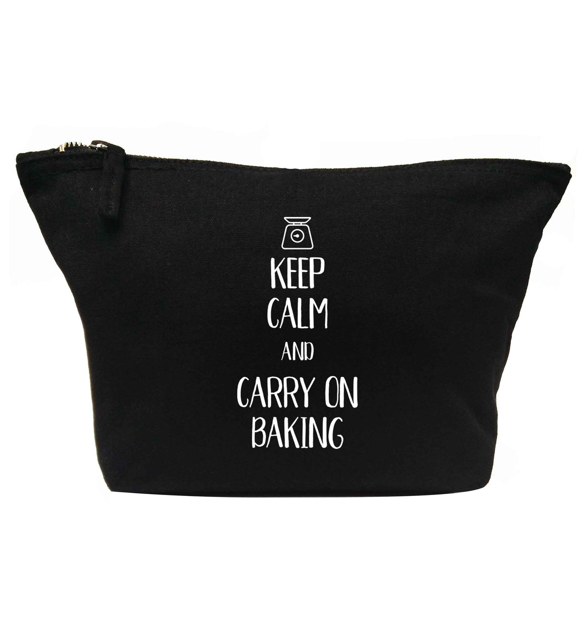 Keep calm and carry on baking | makeup / wash bag
