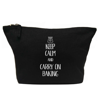 Keep calm and carry on baking | makeup / wash bag