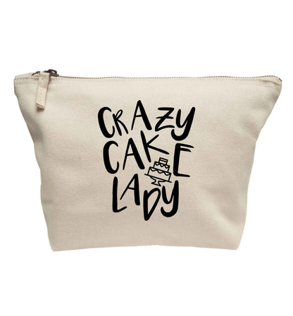 Crazy cake lady | makeup / wash bag