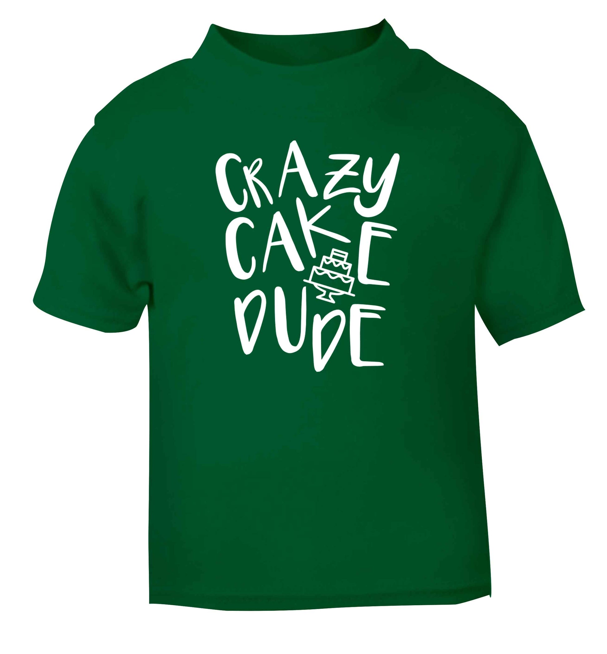 Crazy cake dude green Baby Toddler Tshirt 2 Years