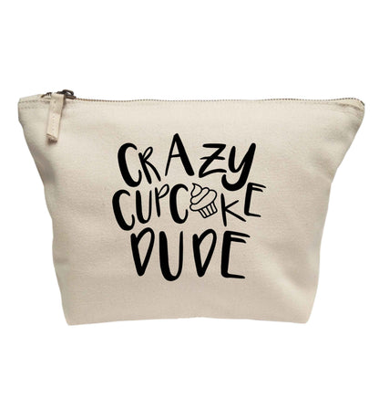 Crazy cupcake dude | makeup / wash bag