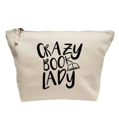 Crazy book lady | makeup / wash bag