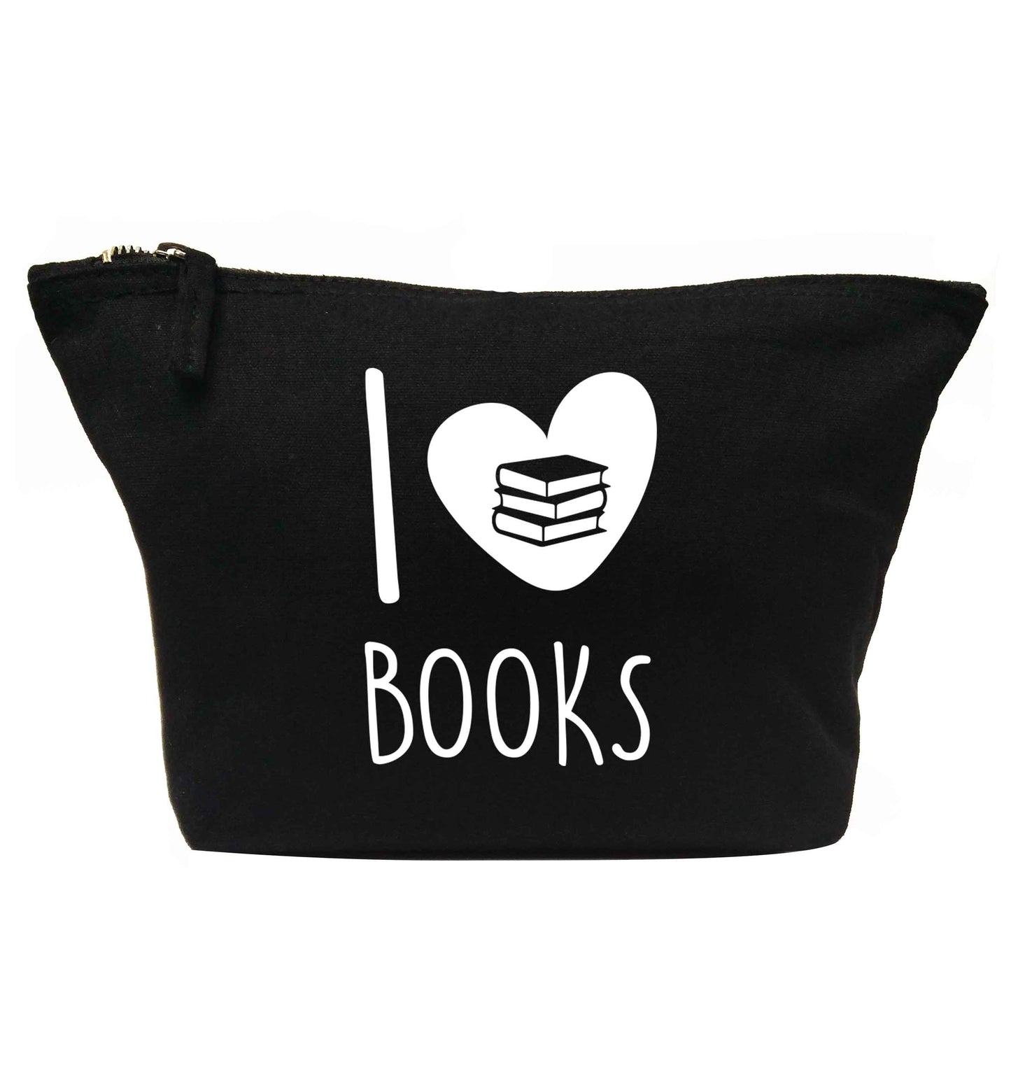 I love books | makeup / wash bag