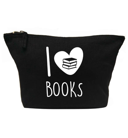 I love books | makeup / wash bag