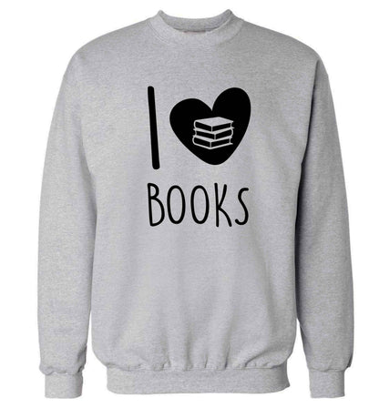 I love books Adult's unisex grey Sweater 2XL