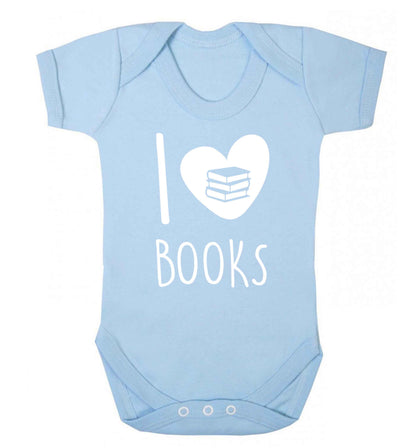 I love books Baby Vest pale blue 18-24 months