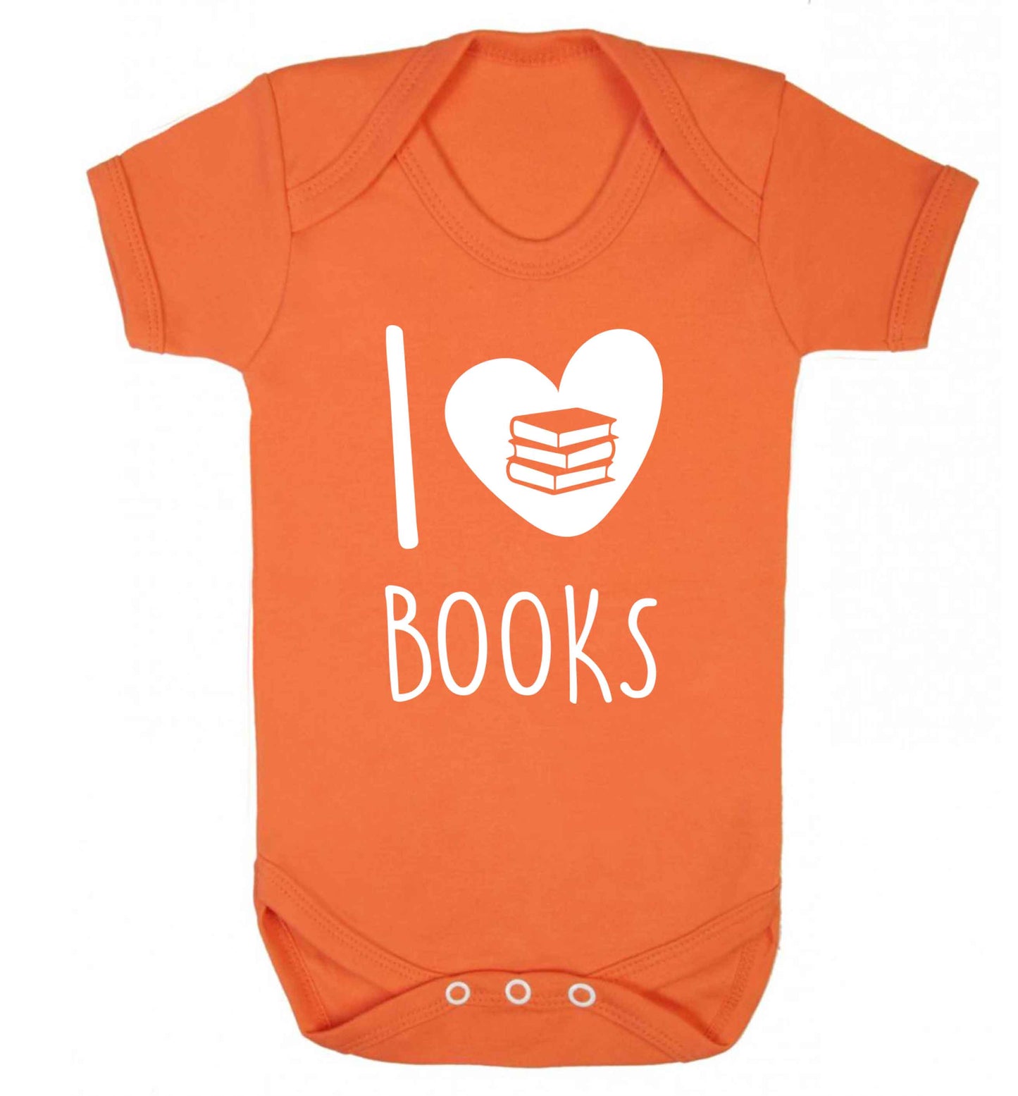 I love books Baby Vest orange 18-24 months