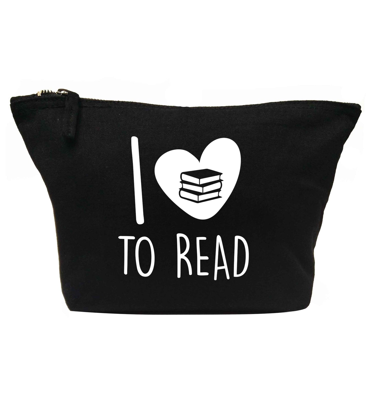 I love to read | makeup / wash bag