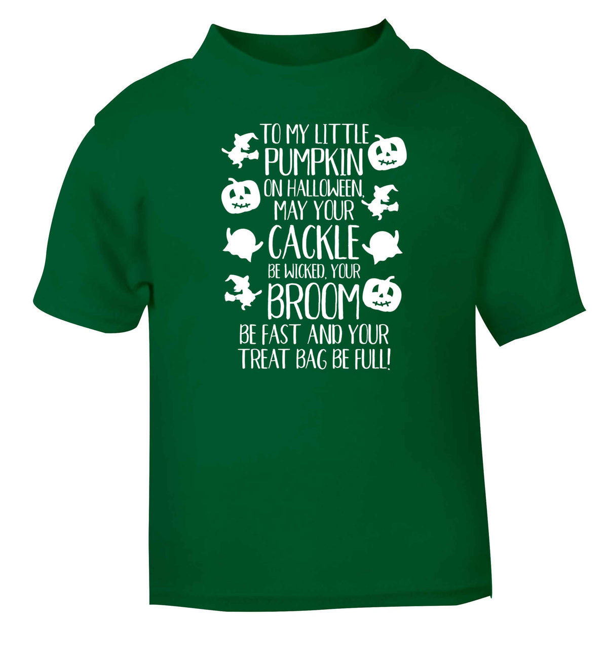 To my Little Pumpkin green baby toddler Tshirt 2 Years
