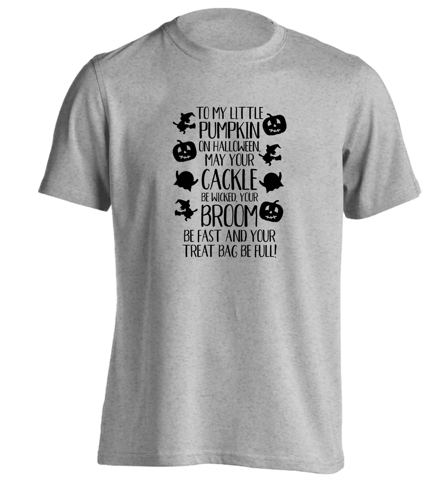 To my Little Pumpkin adults unisex grey Tshirt 2XL