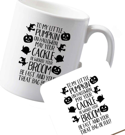 10 oz Ceramic mug and coaster Favourite Type Pan Pancake both sides