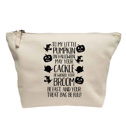 To my little pumpkin on halloween | Makeup / wash bag