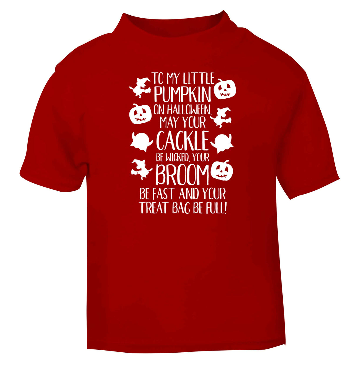 To my Little Pumpkin red baby toddler Tshirt 2 Years