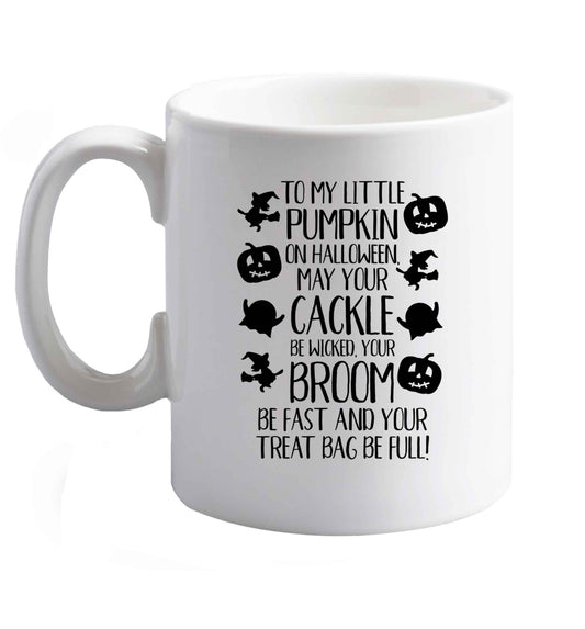 10 oz Favourite Type Pan Pancake ceramic mug right handed