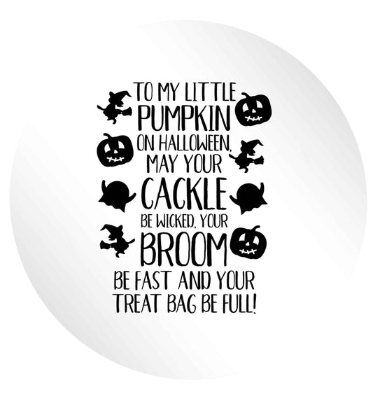 To my Little Pumpkin 24 @ 45mm matt circle stickers