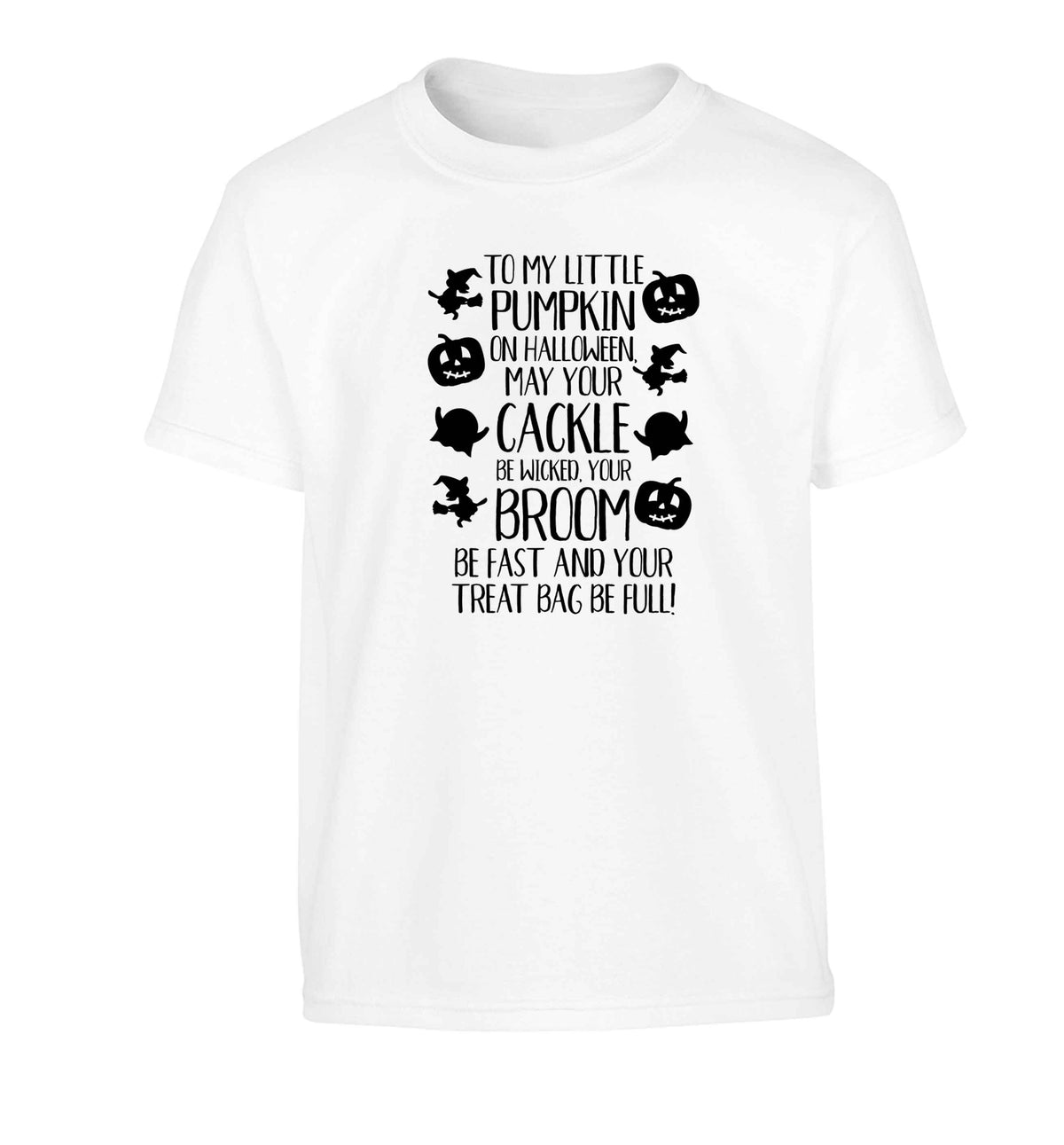 To my Little Pumpkin Children's white Tshirt 12-13 Years