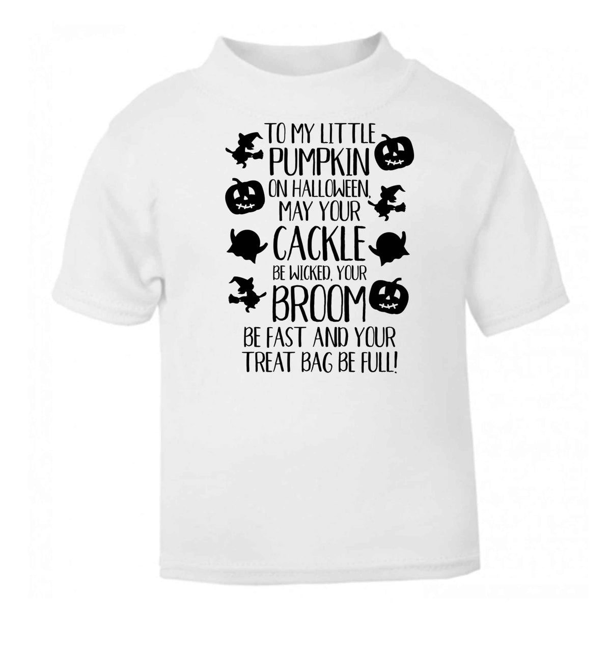 To my Little Pumpkin white baby toddler Tshirt 2 Years