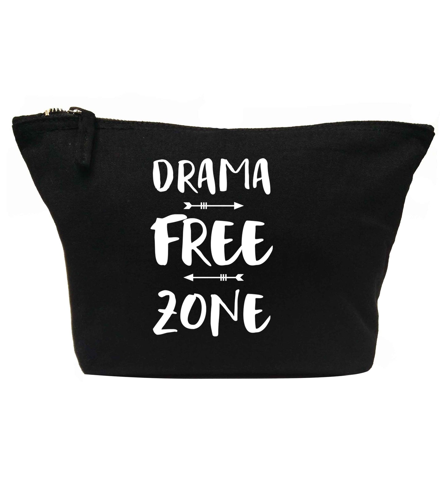 Drama free zone | makeup / wash bag