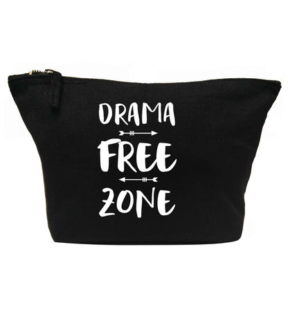 Drama free zone | makeup / wash bag