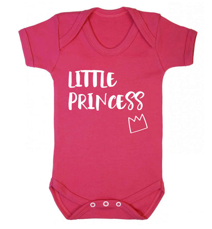 Little princess Baby Vest dark pink 18-24 months