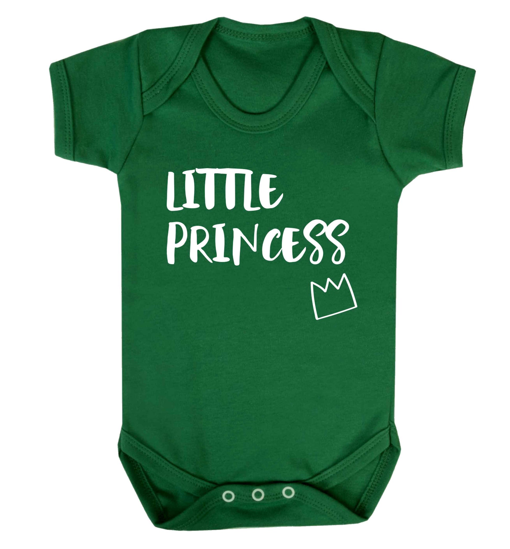 Little princess Baby Vest green 18-24 months
