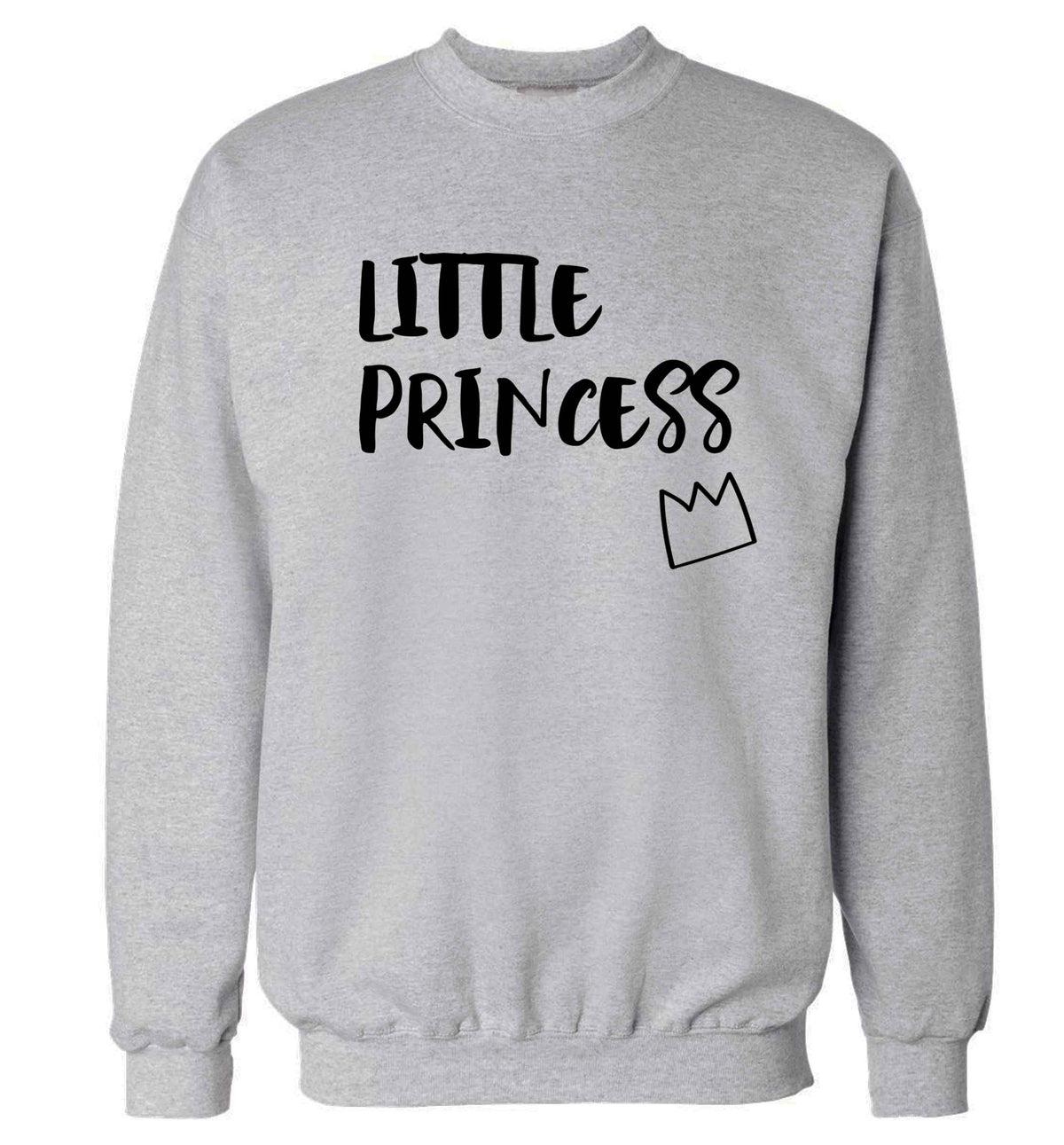 Little princess Adult's unisex grey Sweater 2XL