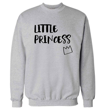Little princess Adult's unisex grey Sweater 2XL