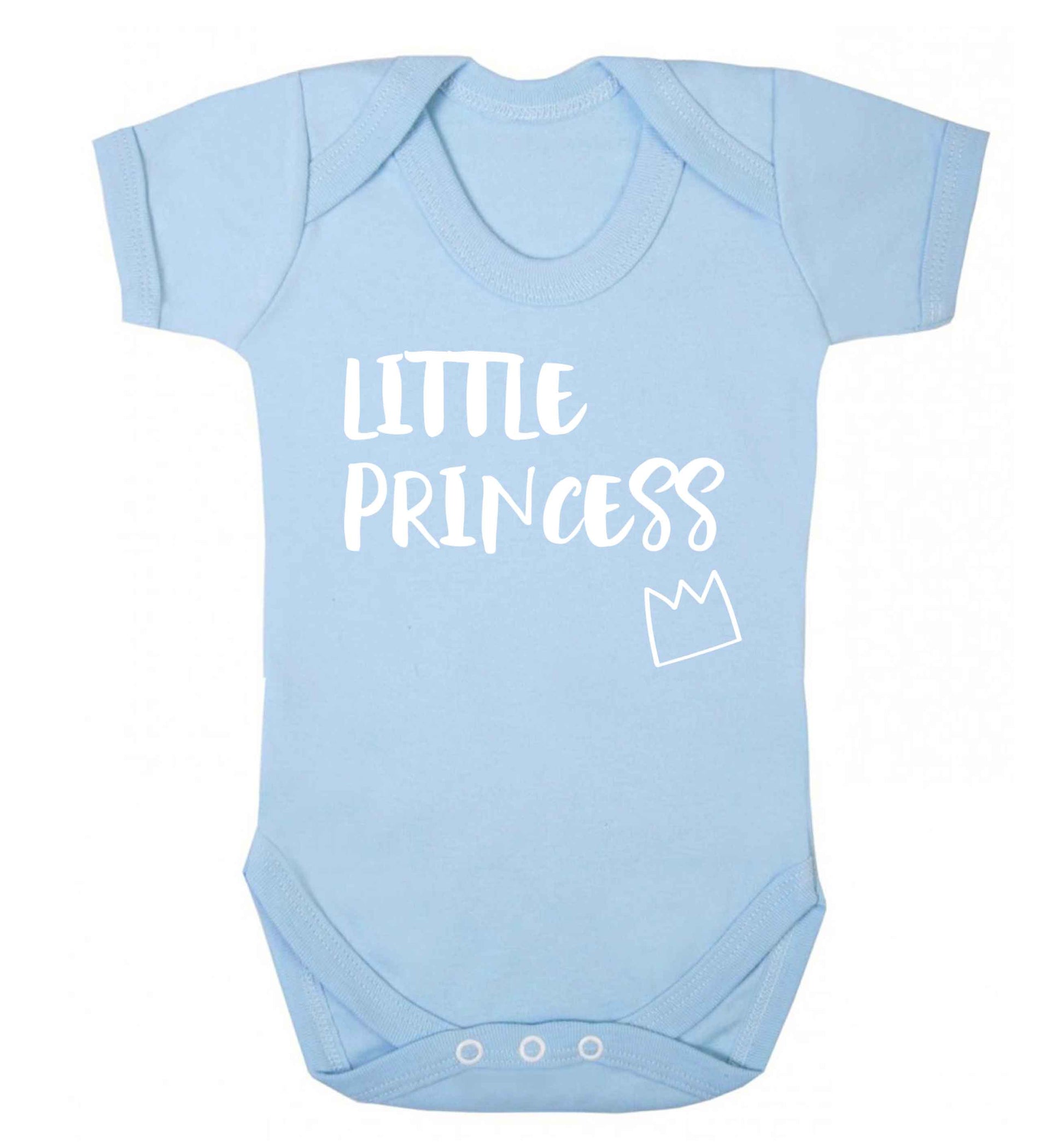 Little princess Baby Vest pale blue 18-24 months
