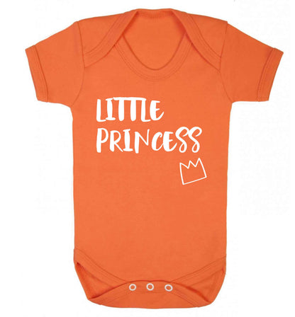 Little princess Baby Vest orange 18-24 months