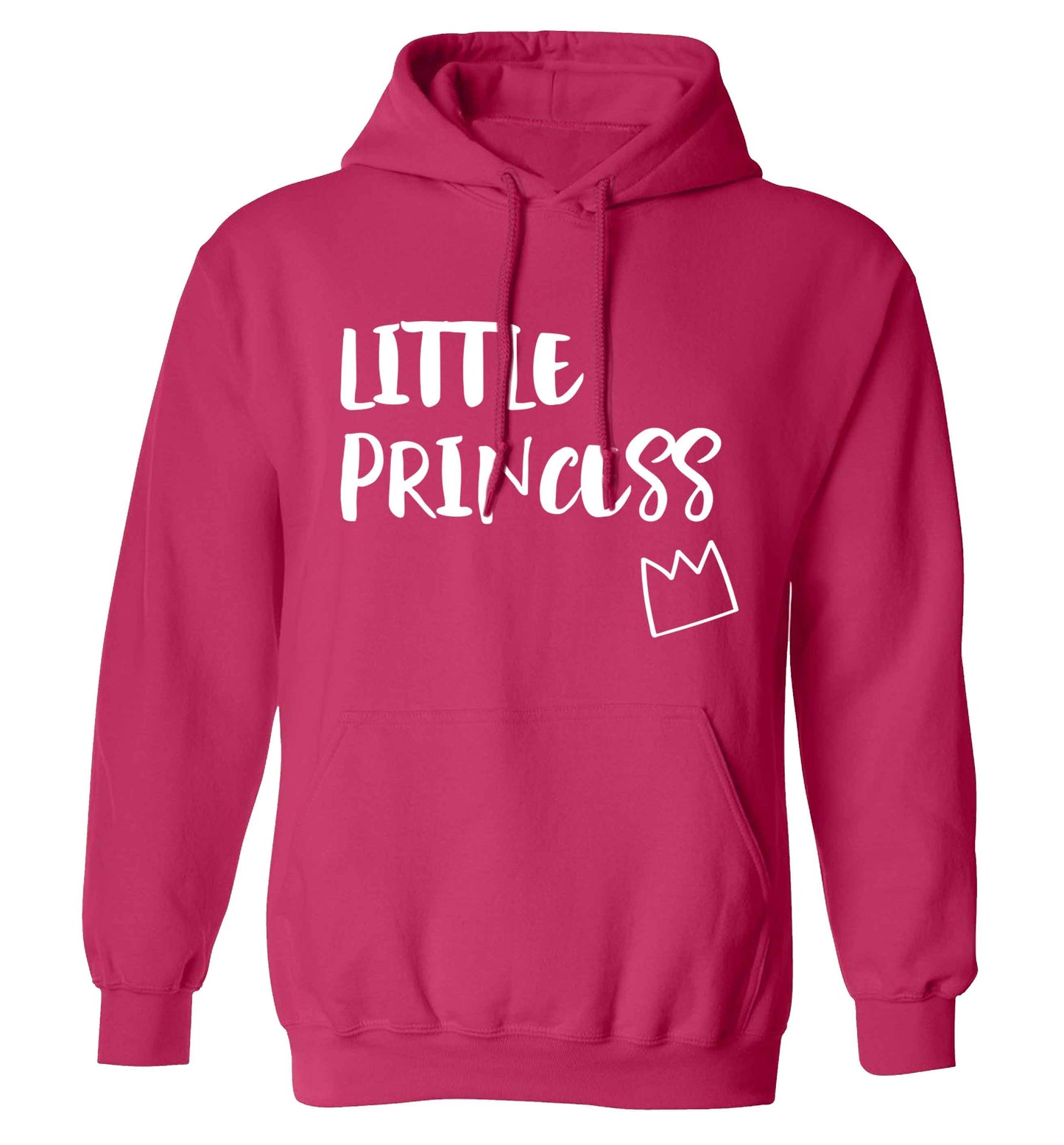 Little princess adults unisex pink hoodie 2XL