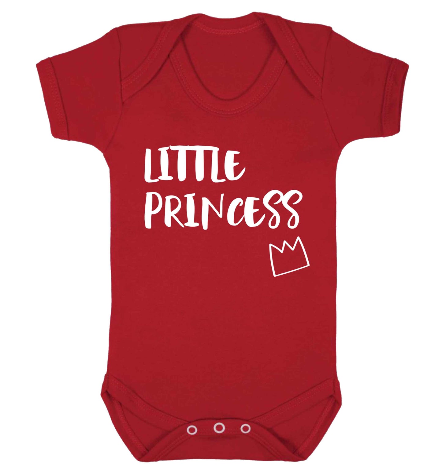 Little princess Baby Vest red 18-24 months