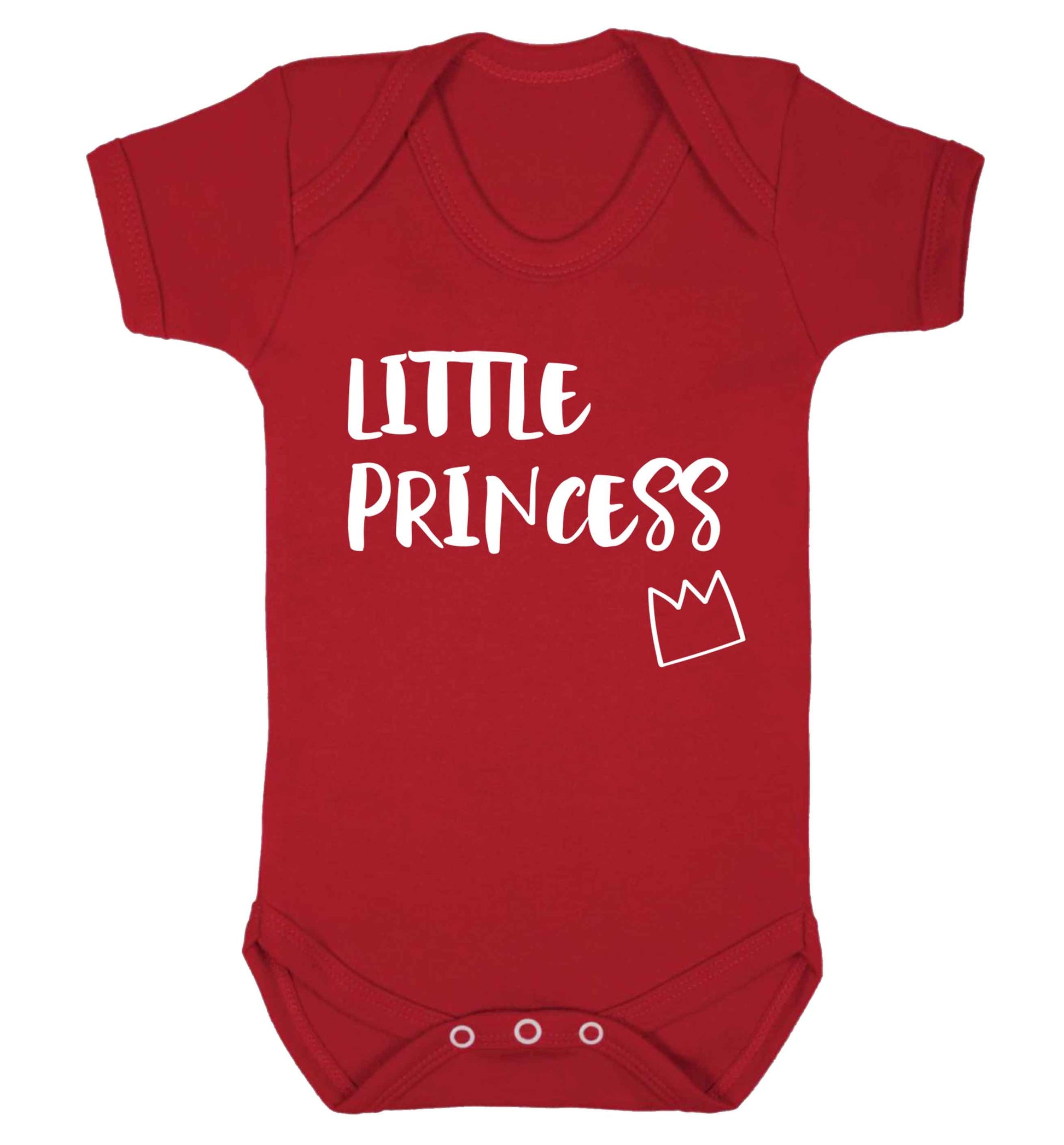 Little princess Baby Vest red 18-24 months
