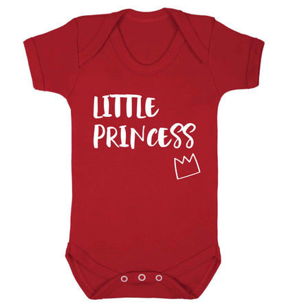 Little princess Baby Vest red 18-24 months