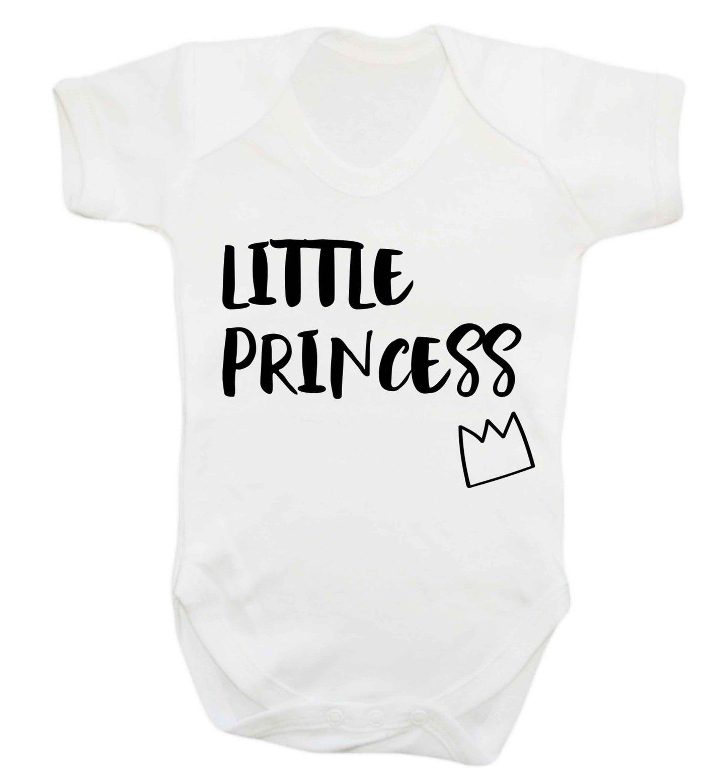 Little princess Baby Vest white 18-24 months