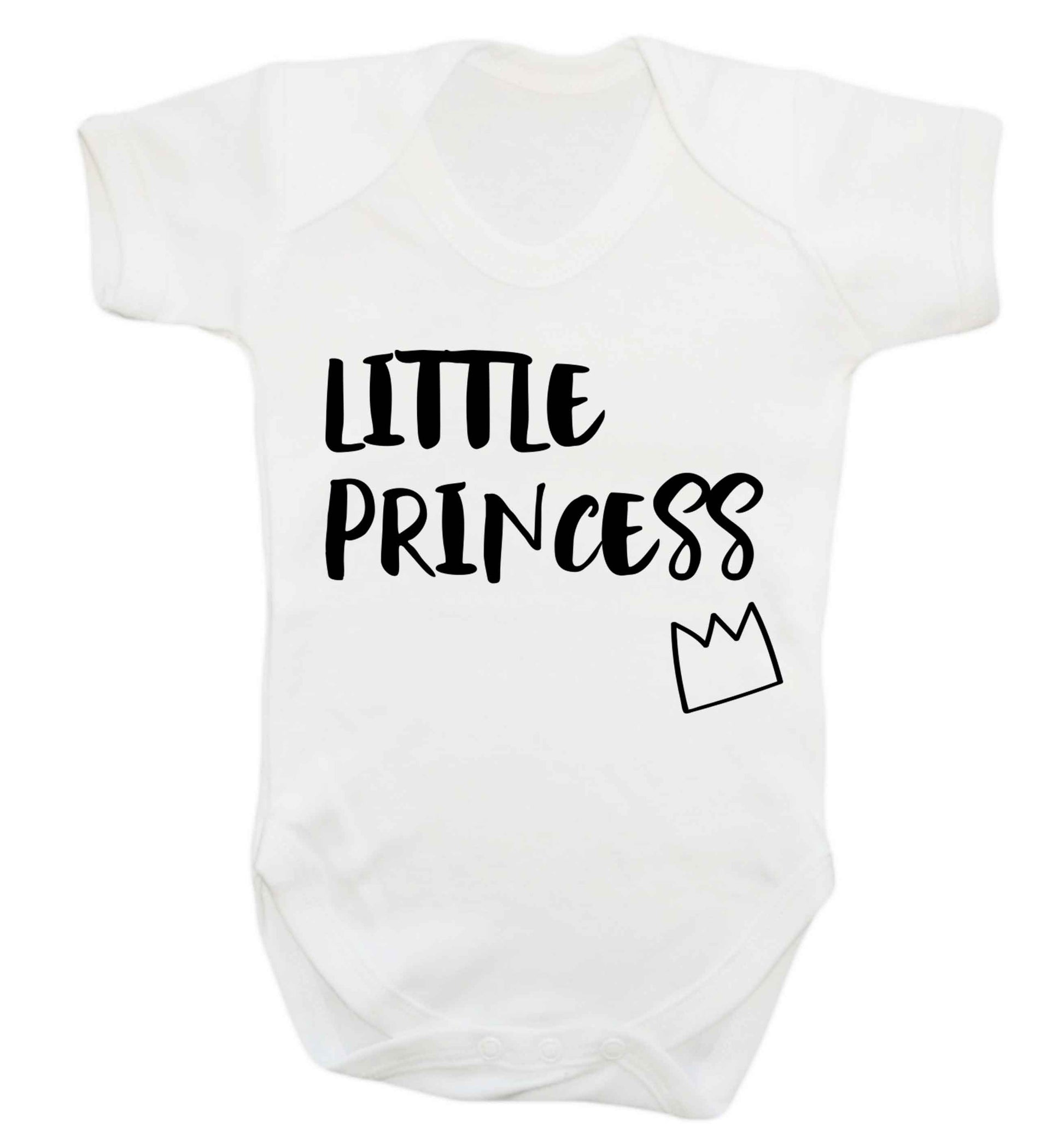 Little princess Baby Vest white 18-24 months