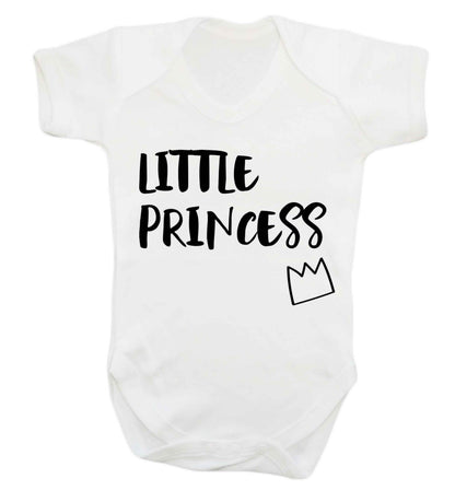 Little princess Baby Vest white 18-24 months