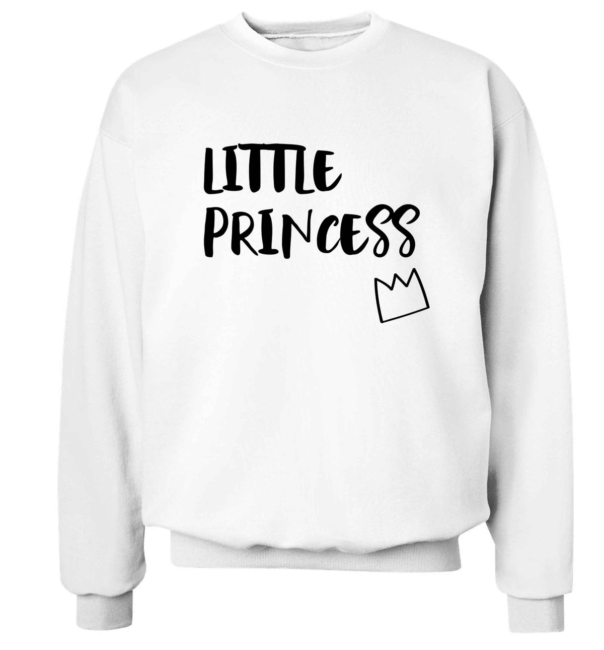 Little princess Adult's unisex white Sweater 2XL