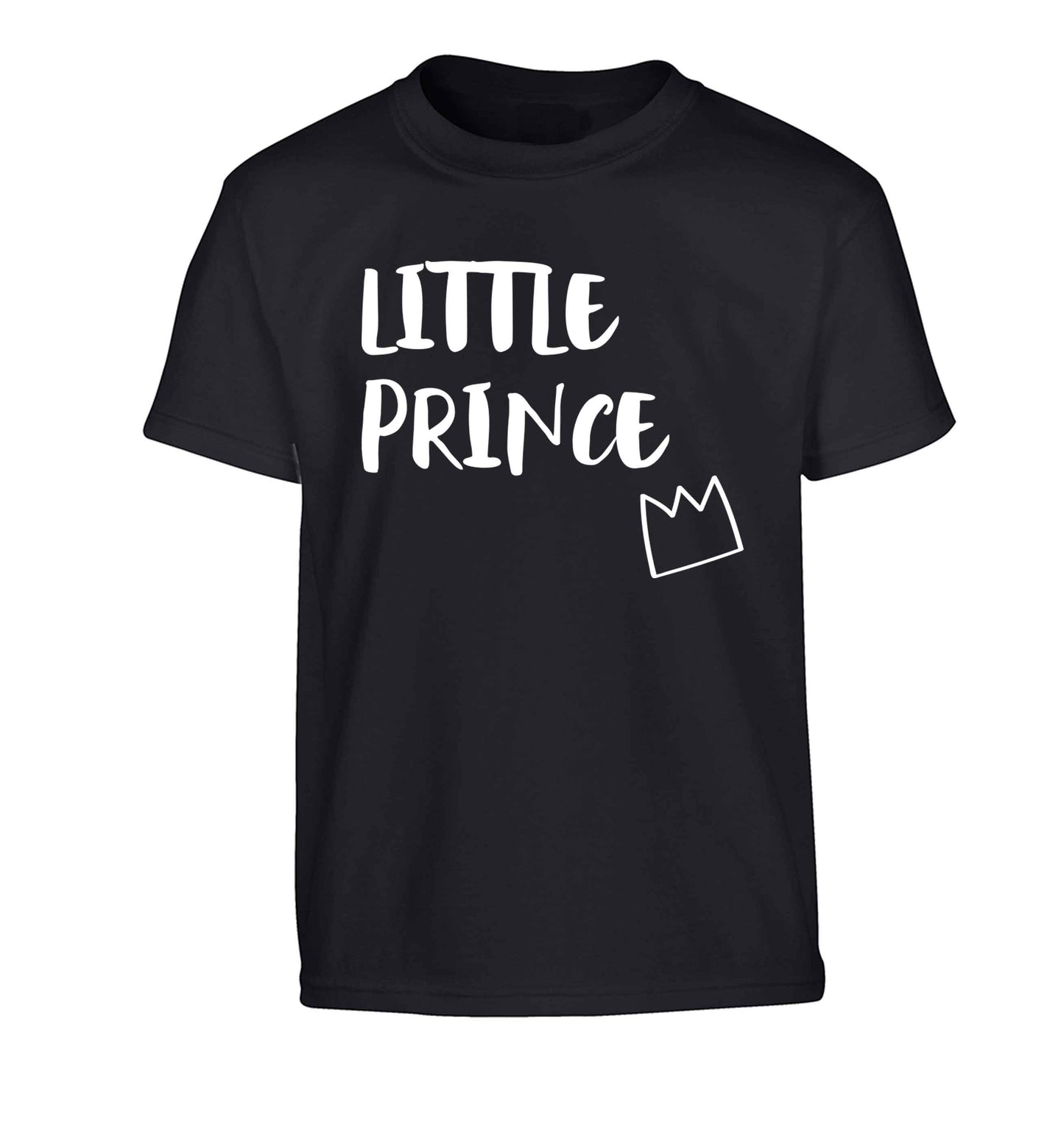 Little prince Children's black Tshirt 12-13 Years