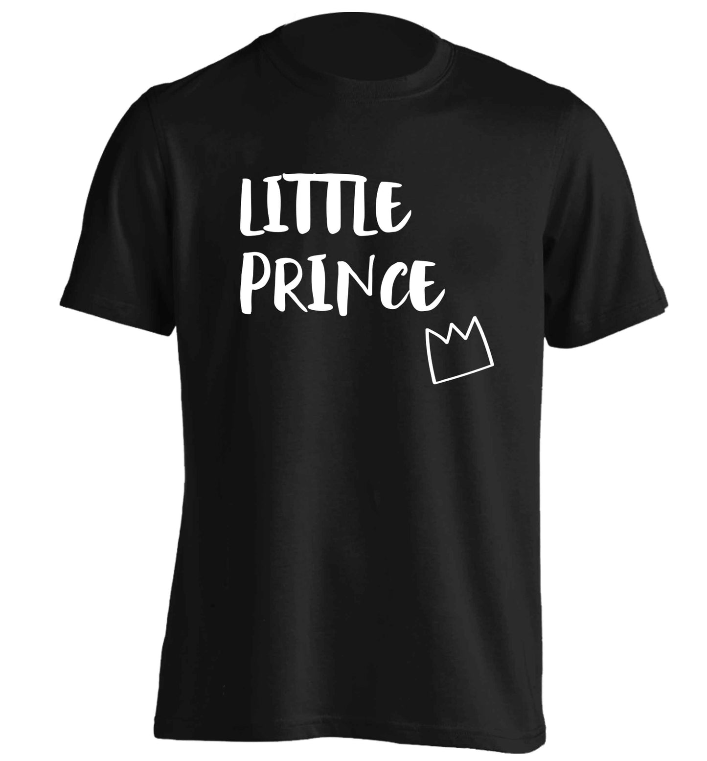 Little prince adults unisex black Tshirt 2XL