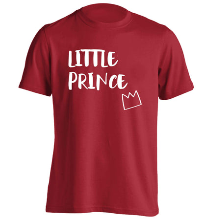 Little prince adults unisex red Tshirt 2XL