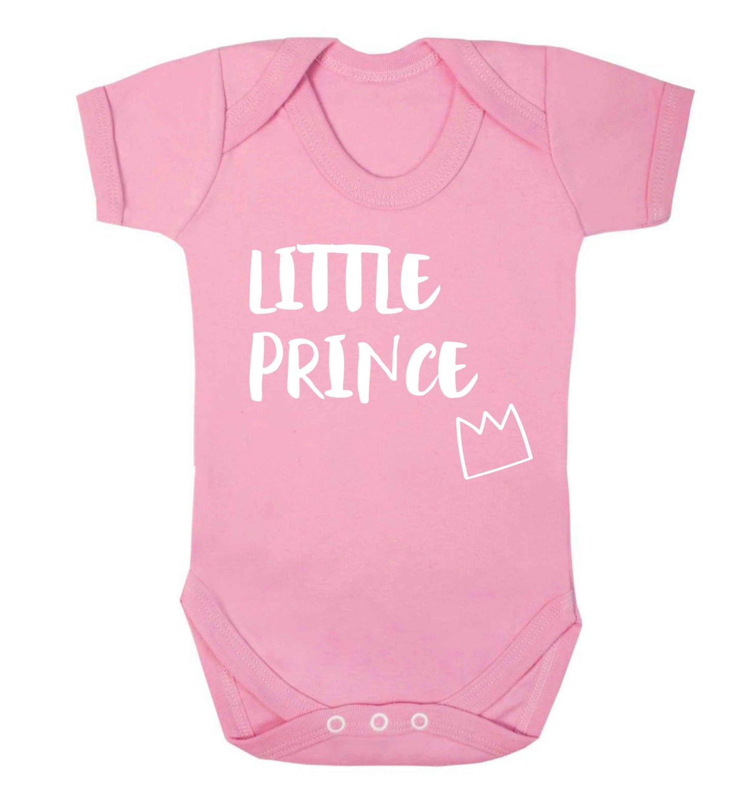 Little prince Baby Vest pale pink 18-24 months