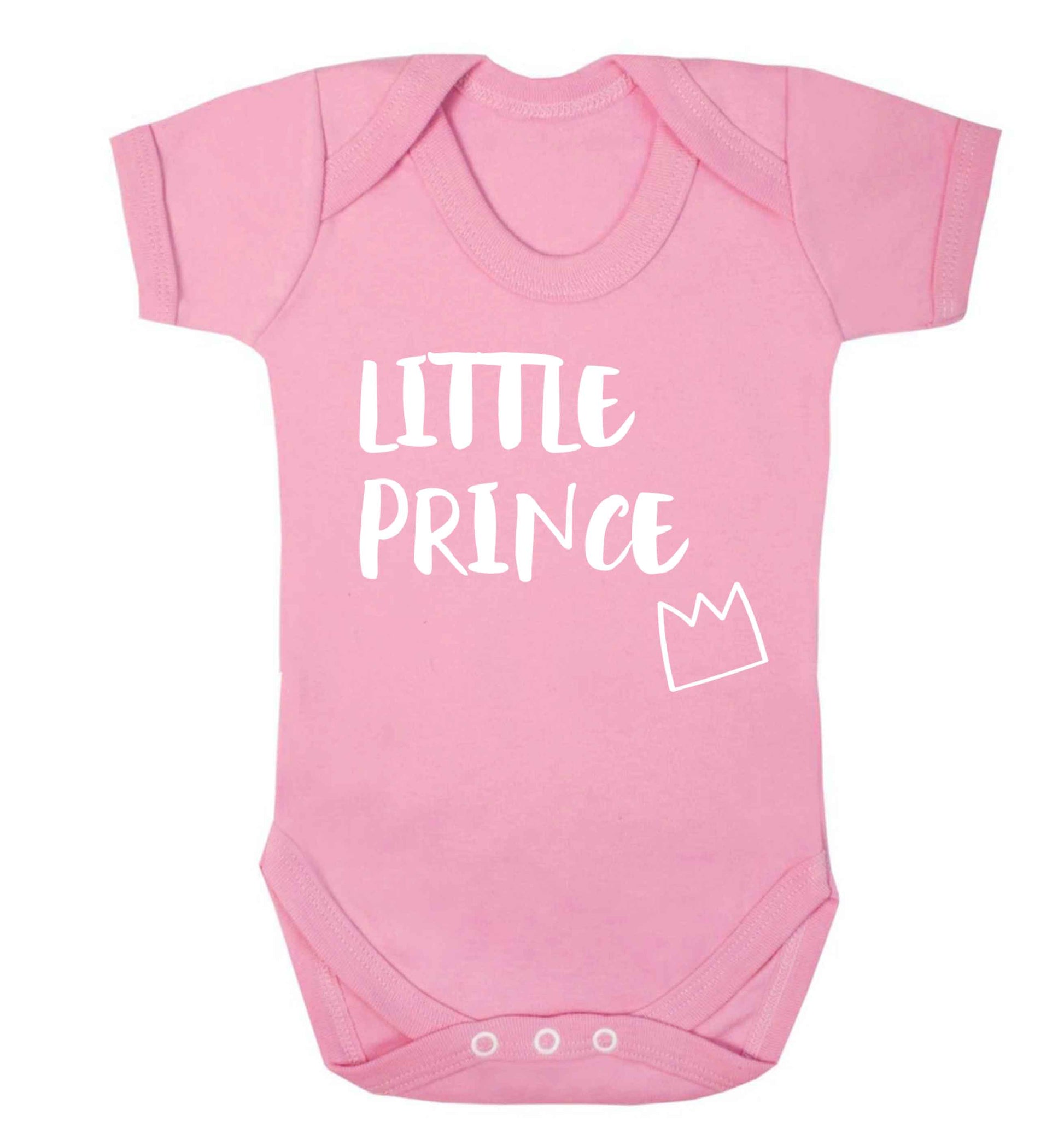 Little prince Baby Vest pale pink 18-24 months