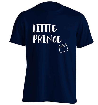Little prince adults unisex navy Tshirt 2XL