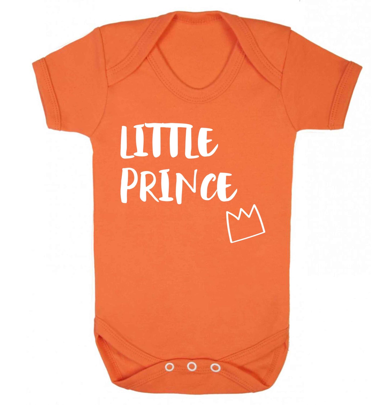 Little prince Baby Vest orange 18-24 months
