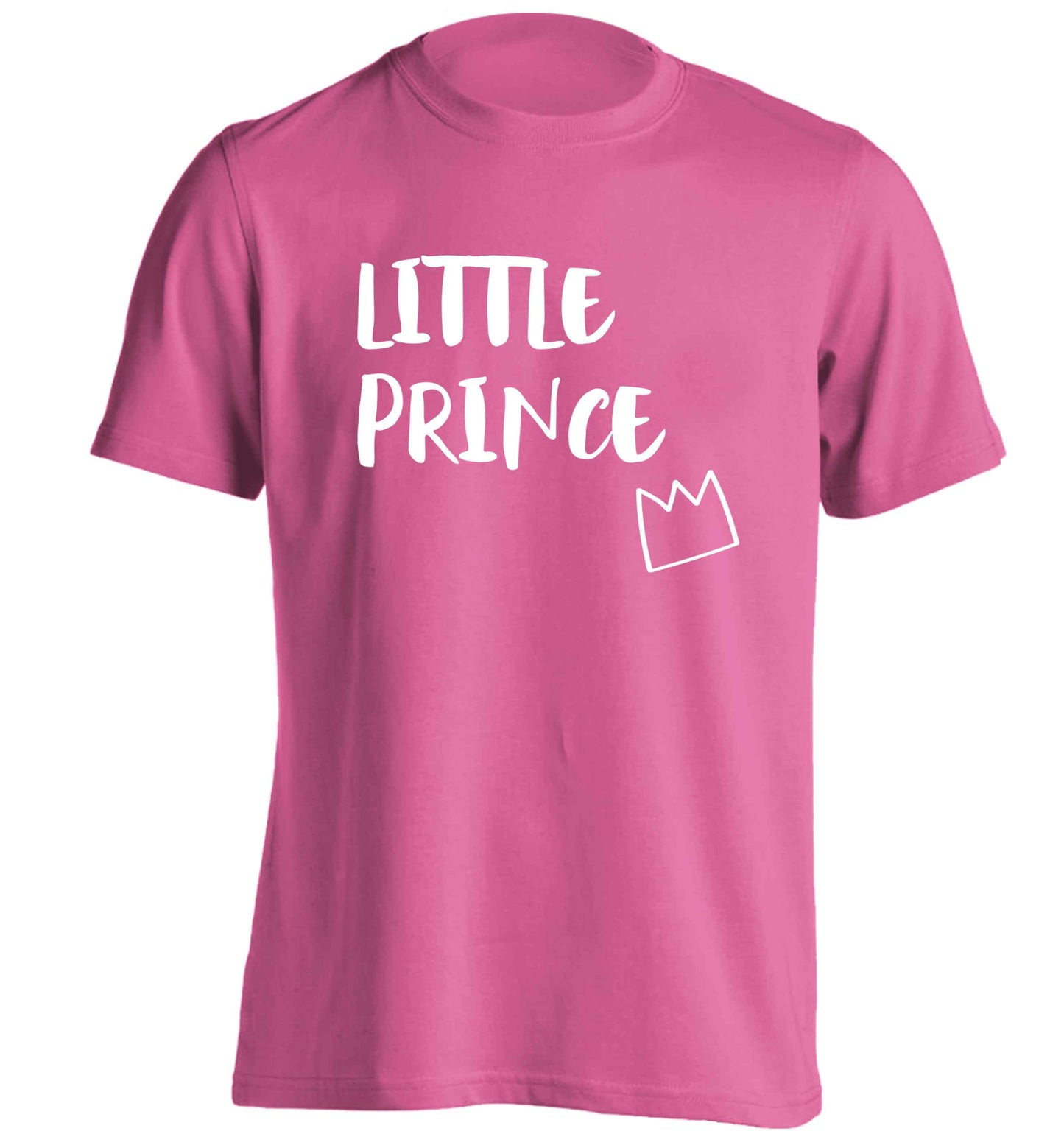 Little prince adults unisex pink Tshirt 2XL