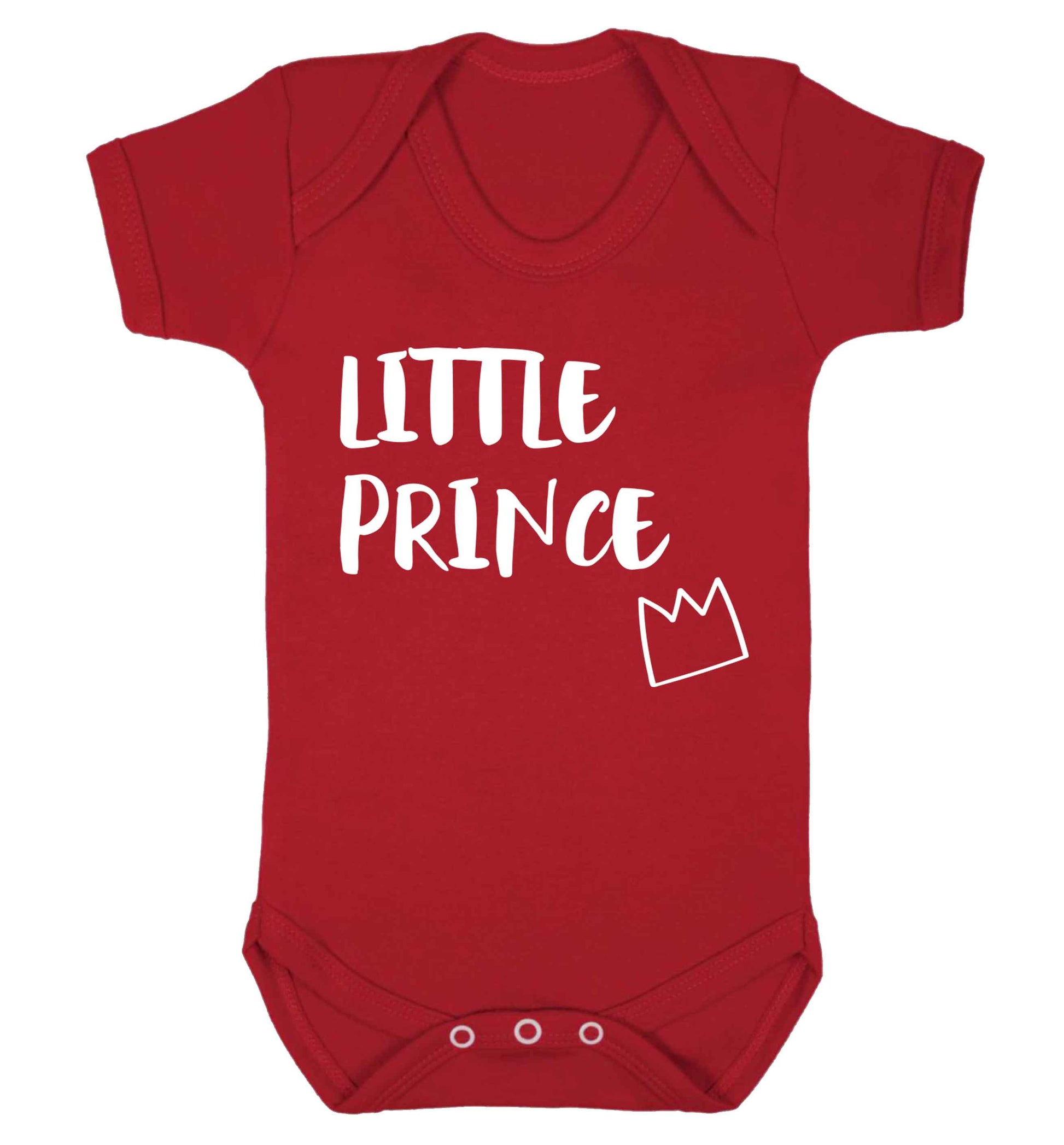 Little prince Baby Vest red 18-24 months