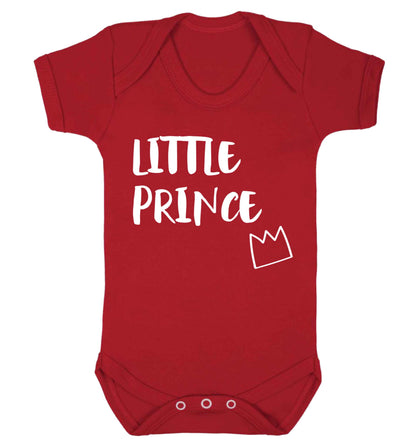 Little prince Baby Vest red 18-24 months
