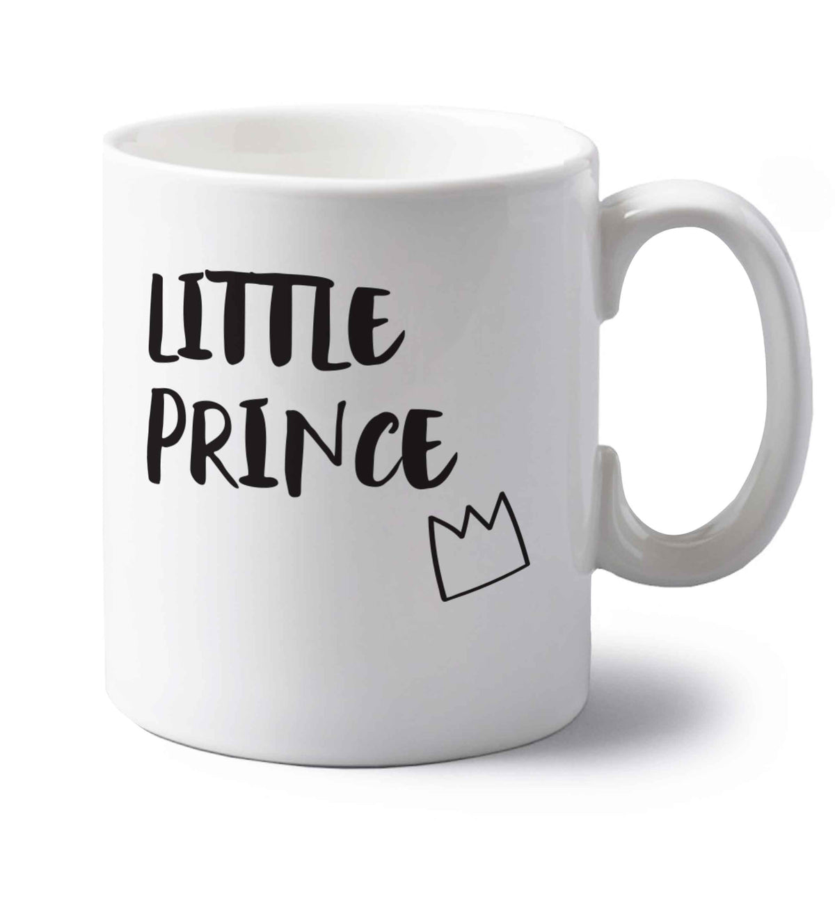 Little prince left handed white ceramic mug 